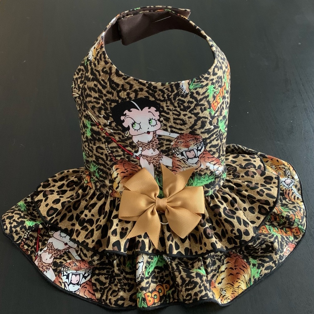 Betty Boop Dog Harness Dress